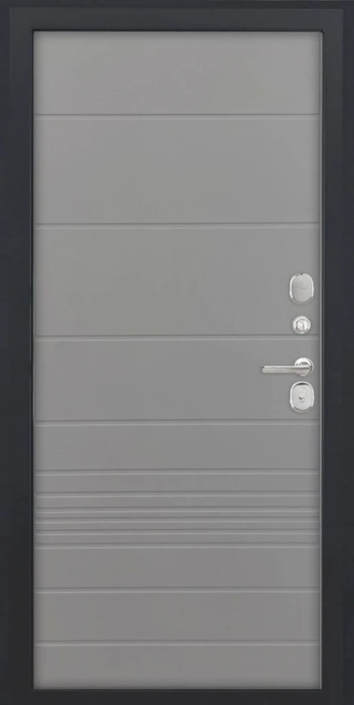 Входная дверь ДвериПРО L-Термо серебро ФЛ-700 (10мм, ясень грей) DPRO204435 внутренняя сторона