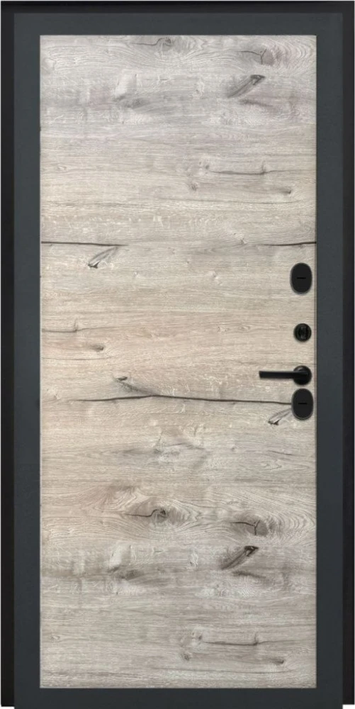 Входная дверь ДвериПРО Модель L-48 Без фрезеровки Дуб пацифик горизонт DPRO200463 внутренняя сторона